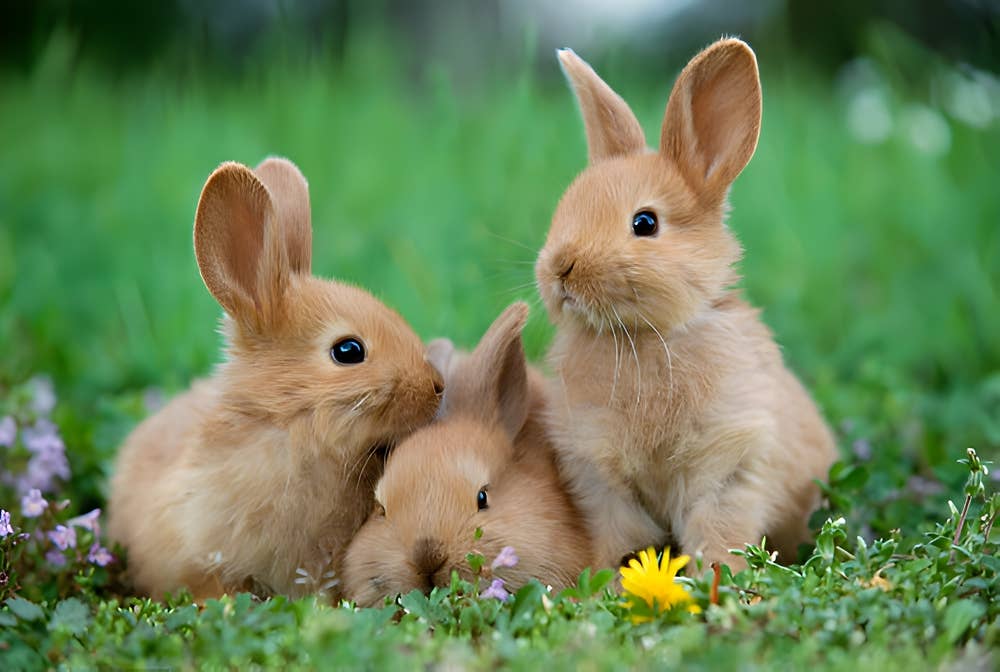 Newborn Bunnies Ready for Dinner Look Like Tiny Popping Popcorn ...