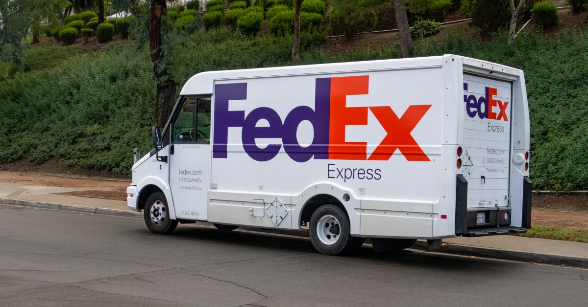 Funny Dog Tries to Run Off with the FedEx Driver Like He Needed a Job ...