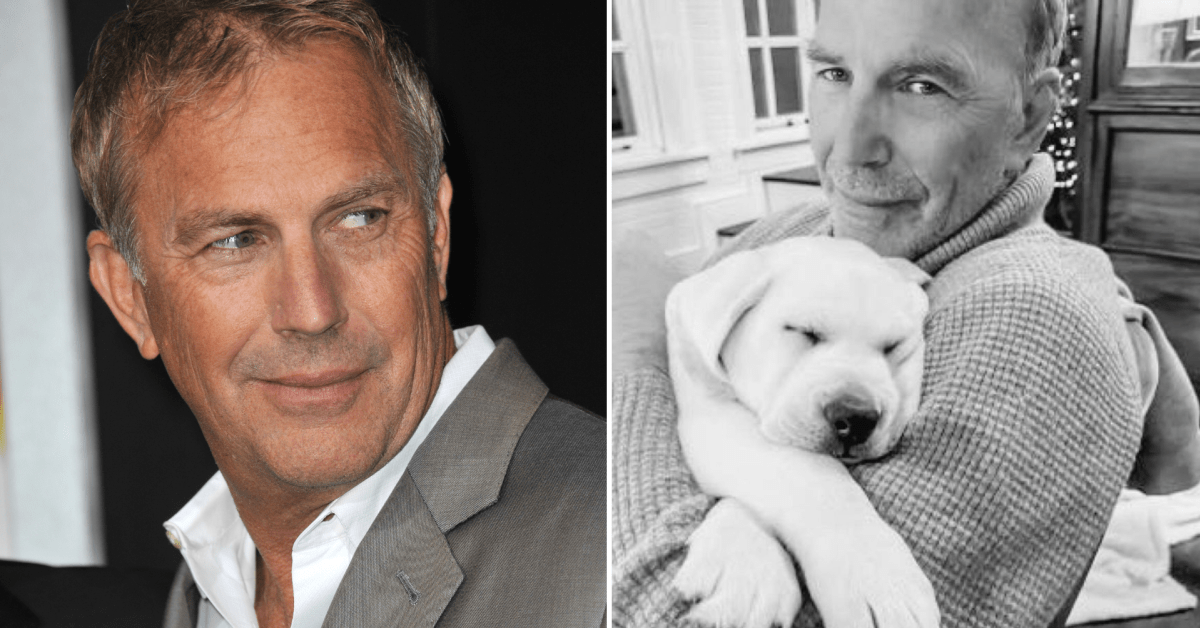 Kevin Costner Introduces His Precious Brand New Puppy Parade Pets