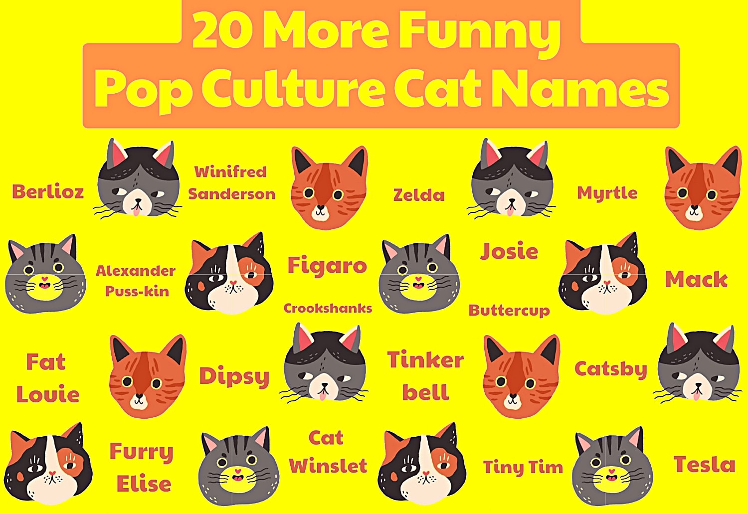 Funny and Quirky Female Cat Names