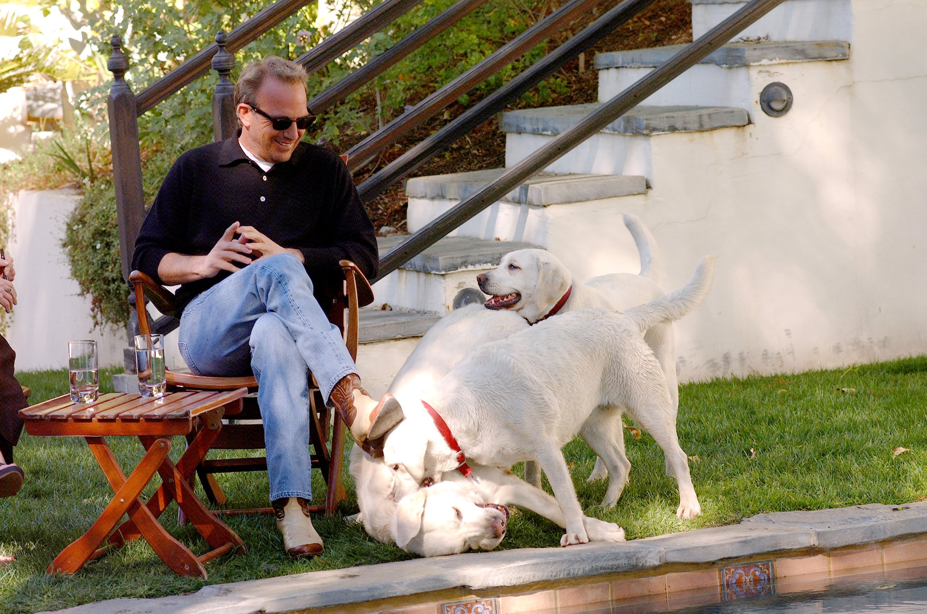 Kevin Costner's Labrador Bobby Makes His Modeling Debut - Parade Pets